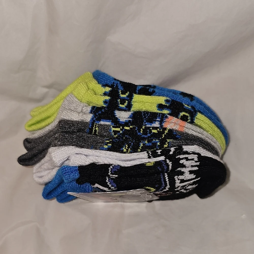 How To Train Your Dragon, Boys No-Show Socks, 6-Pack, Size Small New